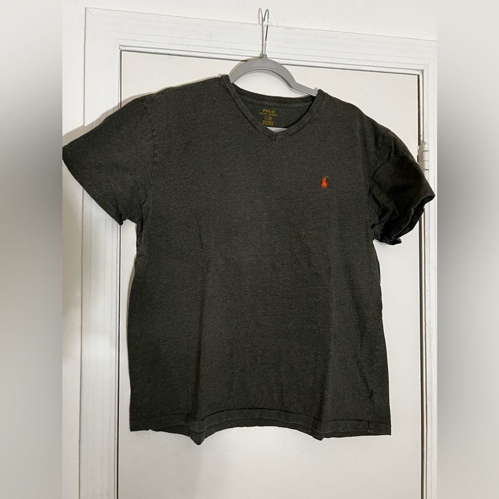 Ralph Lauren Polo Green Short Sleeve V-Neck
Size Large